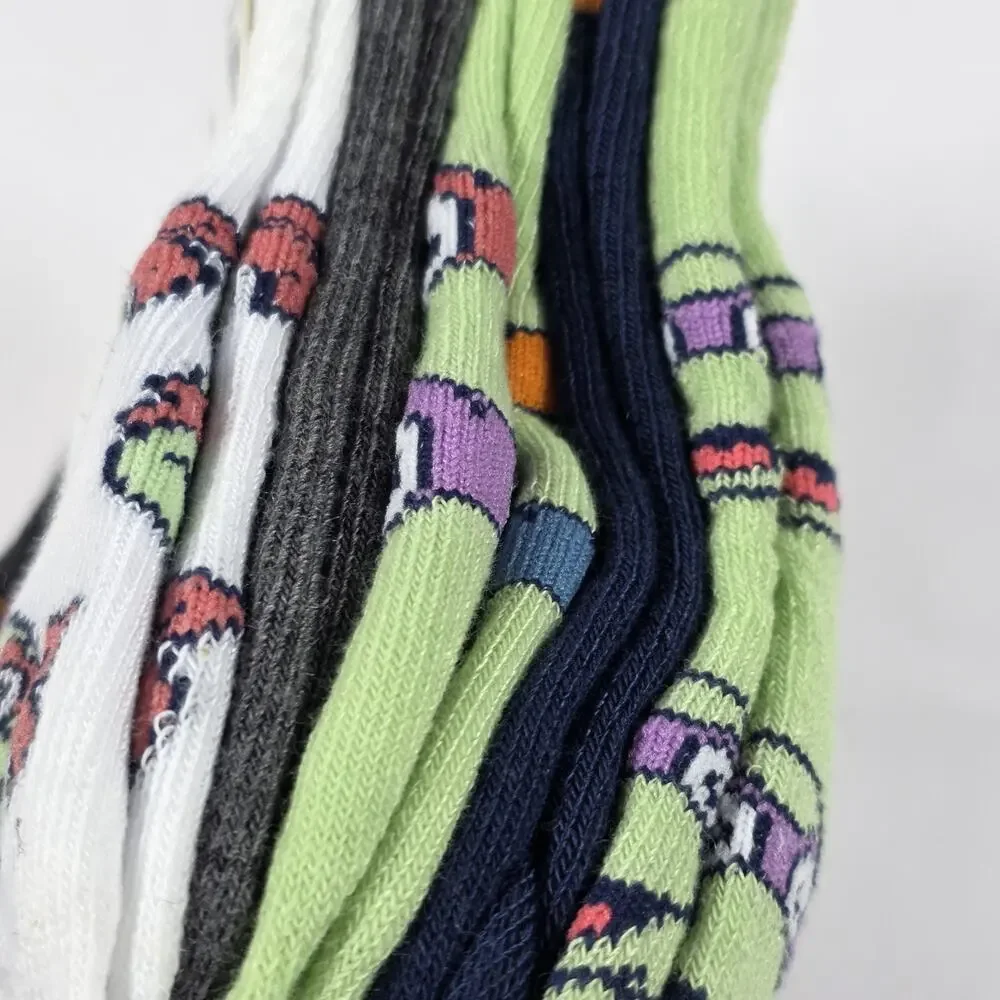 Toddler Ankle Socks 10 Pack Nickelodeon Teenage Mutant Ninja Turtles Size 2T-3T